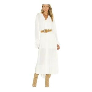 Free People Bohemian Ruffle Sweet Darlin Maxi Dress